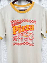 Load image into Gallery viewer, Hightop Pizza Ringer Tee with Racoons
