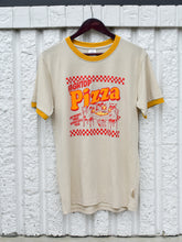 Load image into Gallery viewer, Hightop Pizza Ringer Tee with Racoons
